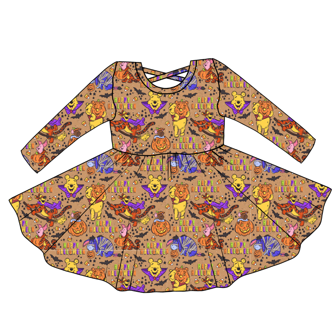 Boo Crew - Violet Cross Back Long Sleeve Knit - PRE ORDER