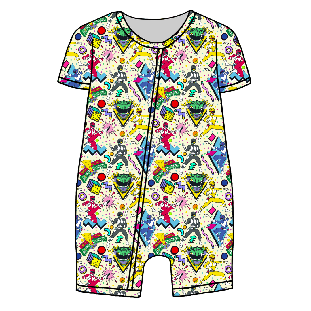 Rangers Bliss Short Sleeve Zippy Bamboo - PRE ORDER