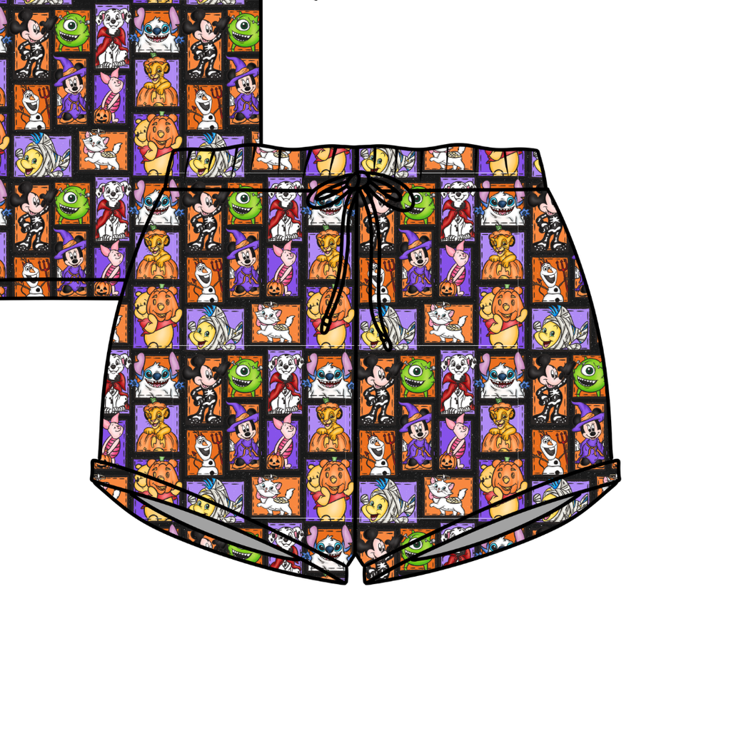 Magical Mashup Jazzy Adult Pajama Bamboo Shorts - Pre Order