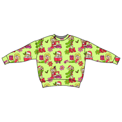 Merry Girl Era Zayn Oversized Top - Bamboo - Pre Order - Christmas Special