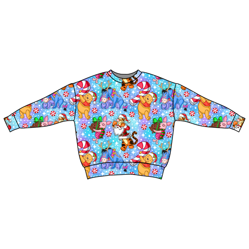 Holiday Hunny Zayn Oversized Top - Bamboo - Pre Order - Christmas Special