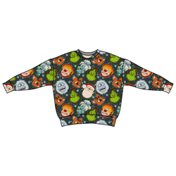 Classic Christmas Mischief Zayn Oversized Top - Bamboo - Pre Order - Christmas Special