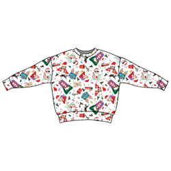 Holiday Harmony Zayn Oversized Top - Bamboo - Pre Order - Christmas Special
