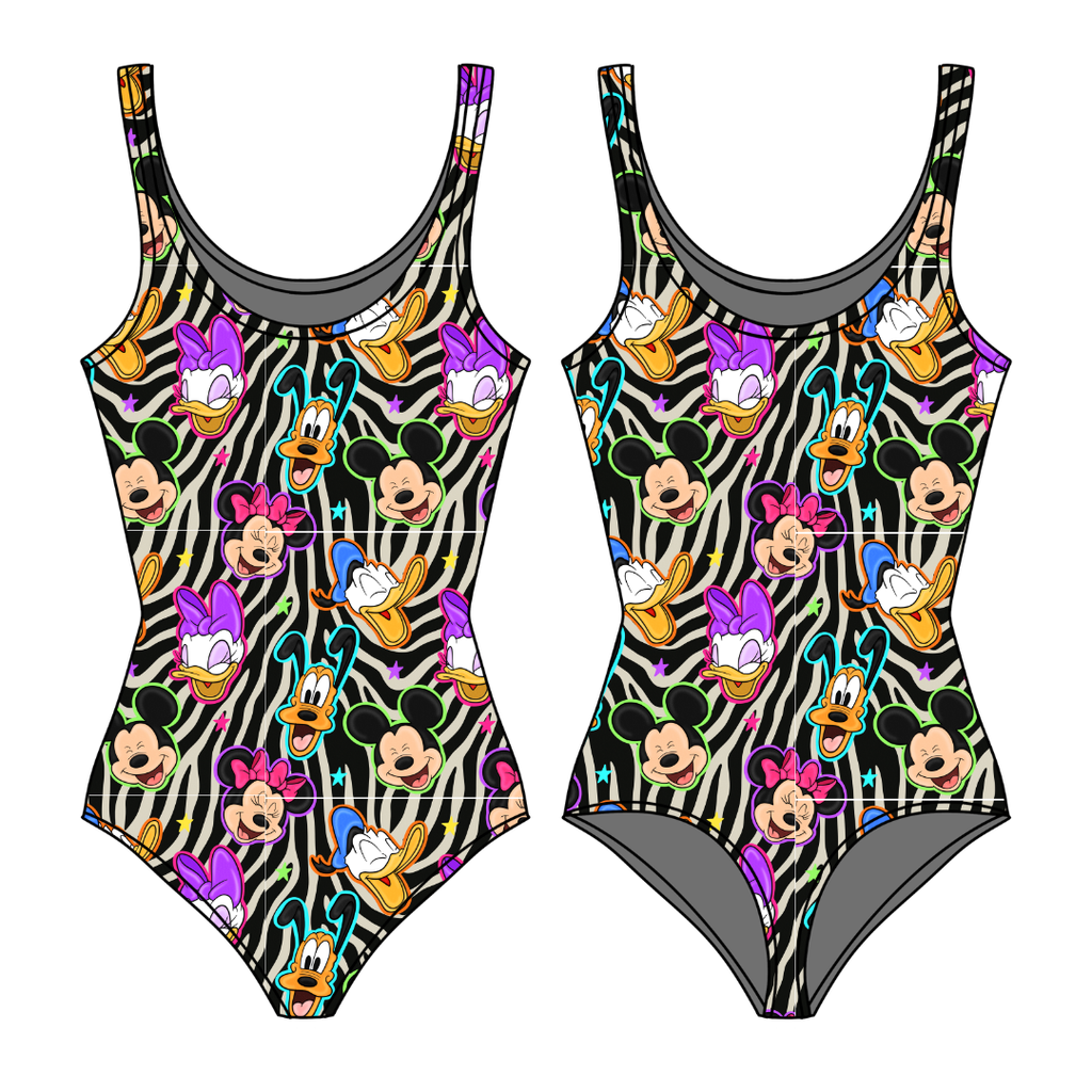 Throwback Crew Sapphire Women's Bamboo Leotard - Pre Order