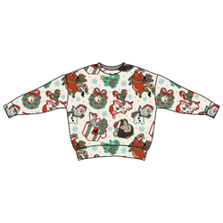 Christmas Sidekicks Zayn Oversized Top - Bamboo - Pre Order - Christmas Special