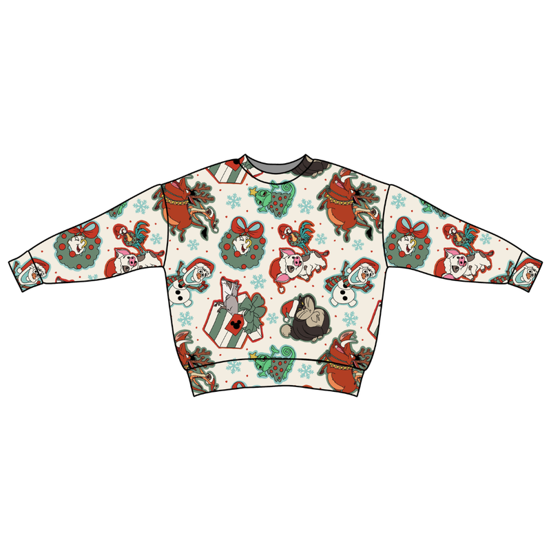 Christmas Sidekicks Zayn Oversized Top - Bamboo - Pre Order - Christmas Special