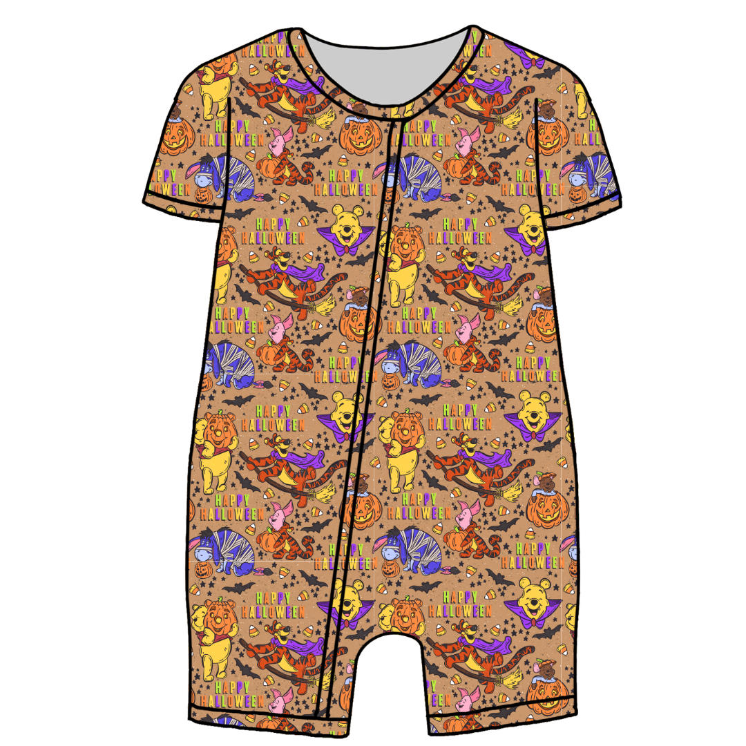 Boo Crew Bliss Short Sleeve Zippy Bamboo - PRE ORDER