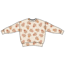 Reindeer Games Zayn Oversized Top - Bamboo - Pre Order - Christmas Special