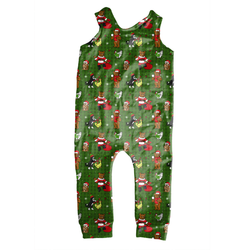 Cozy Cabin Christmas Oakley Overalls - Knit - Pre Order - Christmas Special