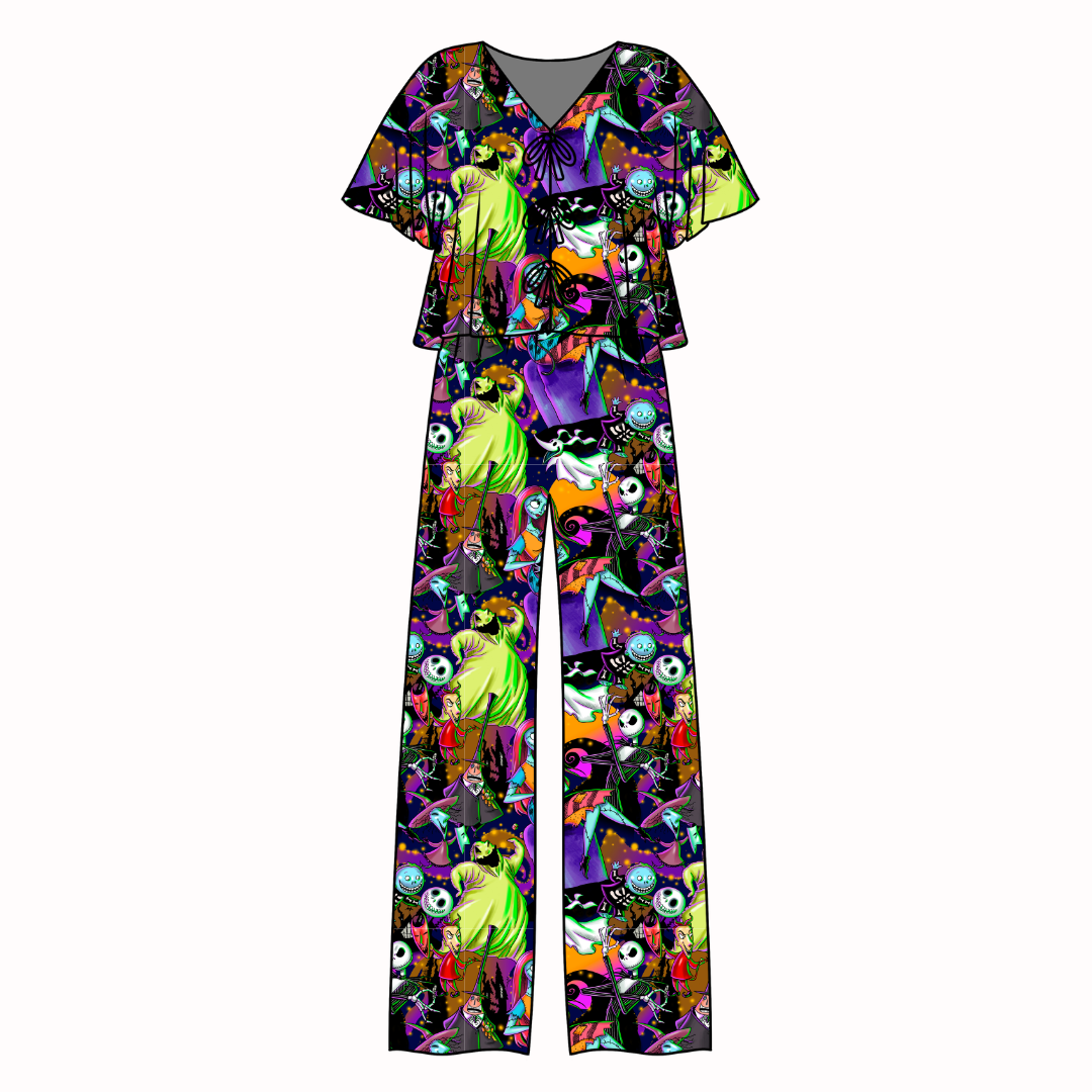 Sandy Claw - Lollipop Women's Front Tie Set Bamboo - Pre Order