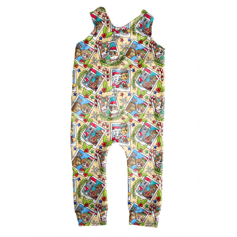 Paws & Claus Oakley Overalls - Knit - Pre Order - Christmas Special