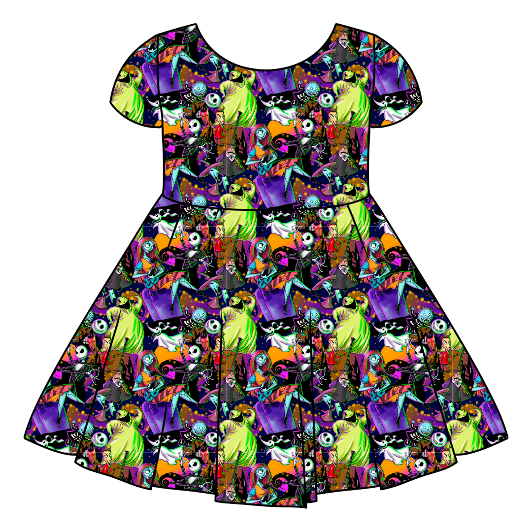 SANDY CLAW - Honey Girl's Twirl Dress Bamboo - PRE ORDER