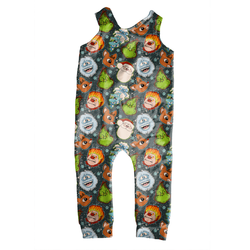 Classic Christmas Mischief Oakley Overalls - Knit - Pre Order - Christmas Special