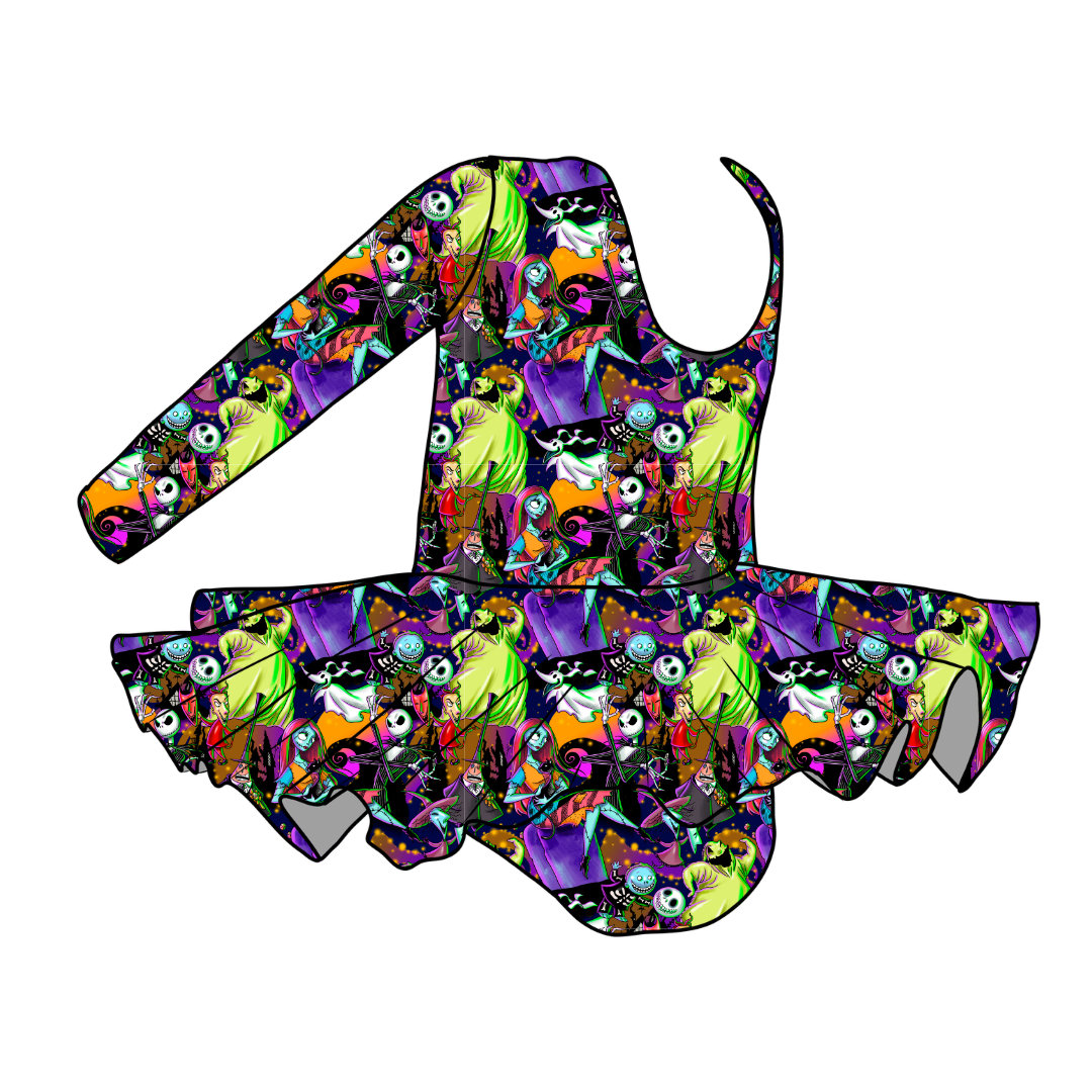 SANDY CLAW - Grace Long Sleeve Skirted Leotard - PRE ORDER