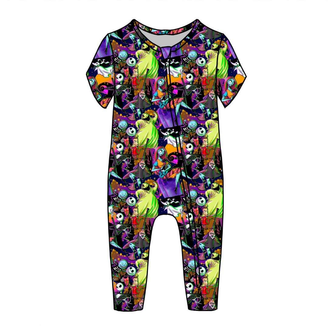 Sandy Claw Dandelion Short Sleeve Sleeper Bamboo - PRE ORDER