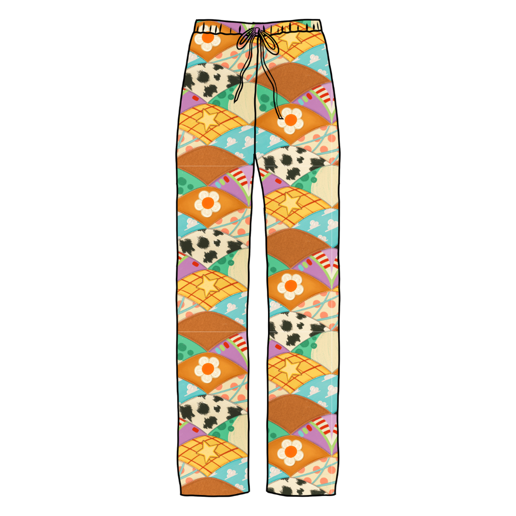 stitched in dreams Cosmic Adult Bamboo Pants - Pre Order