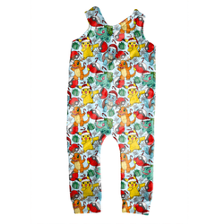 Gotta Catch Christmas Oakley Overalls - Knit - Pre Order - Christmas Special