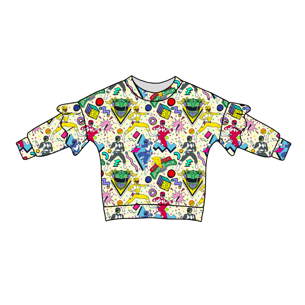 Rangers Lillie Ruffle Sweater Bamboo - PRE ORDER