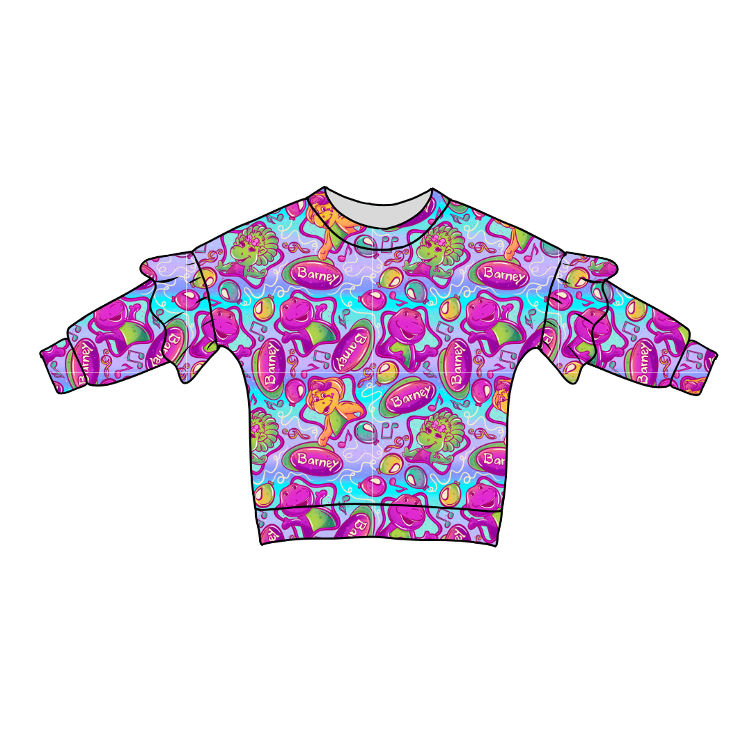 Imagination Lillie Ruffle Sweater Bamboo - PRE ORDER
