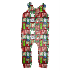 Christmas through the Years Oakley Overalls - Knit - Pre Order - Christmas Special