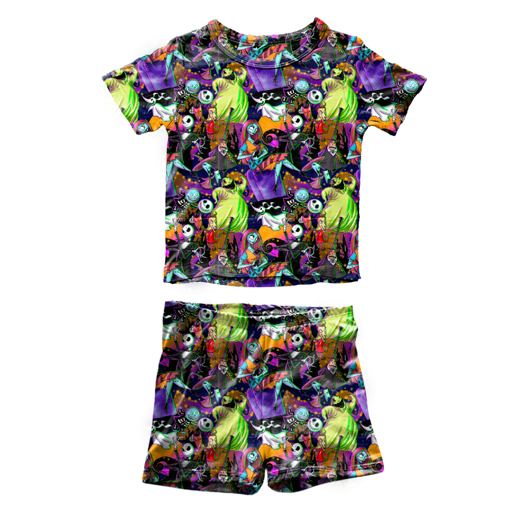 Sandy Claw Fawn Short Sleeve Short Set Bamboo - PRE ORDER