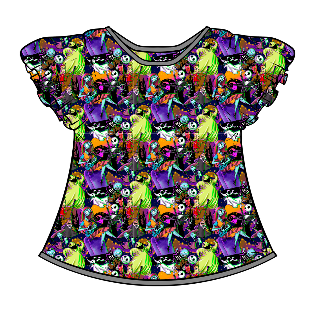 Sandy Claw Moon Short Sleeve Flutter Bamboo Shirt - PRE ORDER