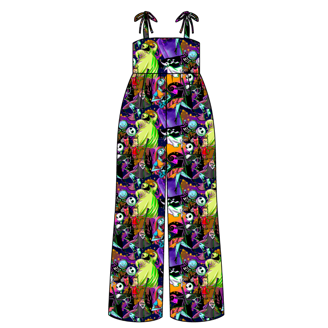 Sandy Claw Rene Adult Shoulder Tie Jumpsuit Bamboo - Pre Order