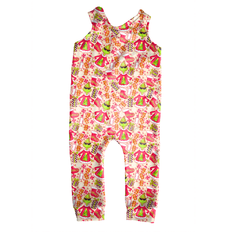 Baking Spirits Bright Oakley Overalls - Knit - Pre Order - Christmas Special