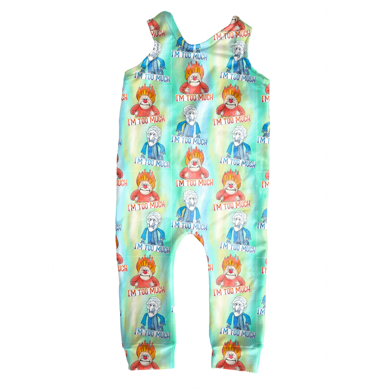 Too Much Christmas Oakley Overalls - Knit - Pre Order - Christmas Special