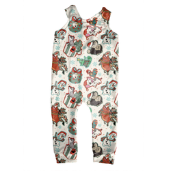Christmas Sidekicks Oakley Overalls - Knit - Pre Order - Christmas Special