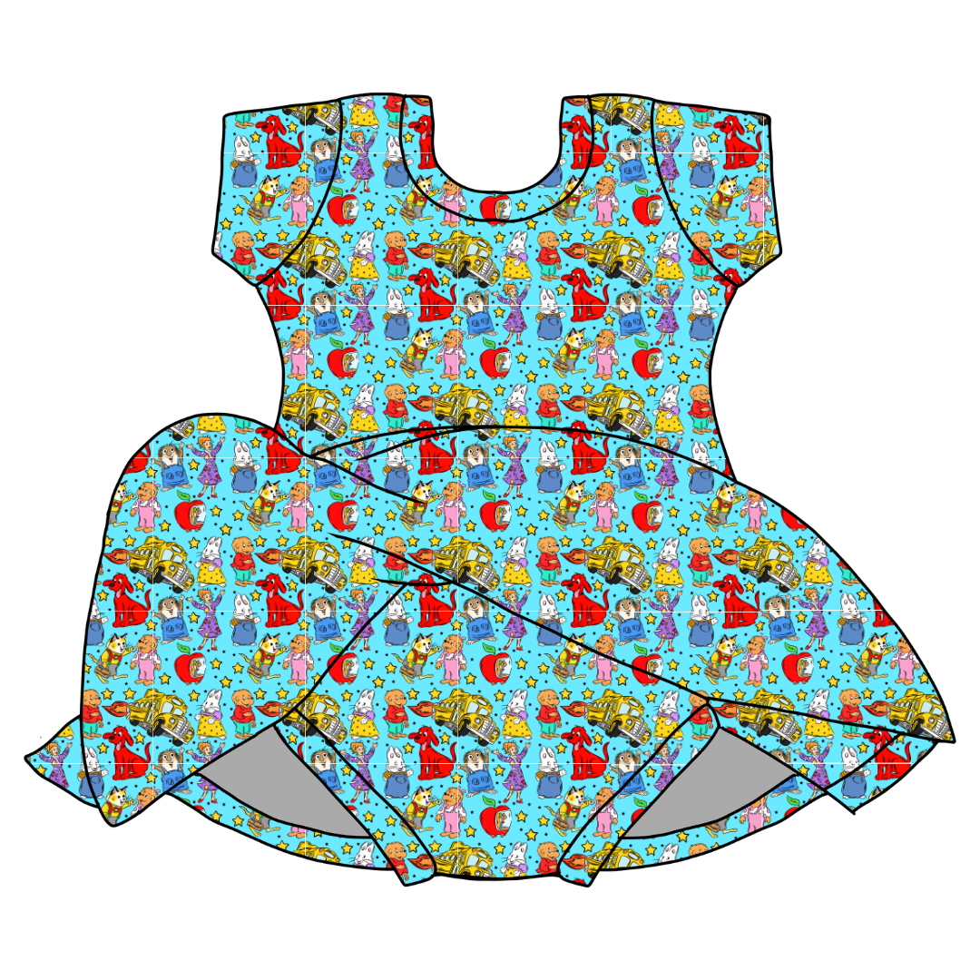 Growing Up Together Charming Short Sleeve Skirted Leotard - PRE ORDER