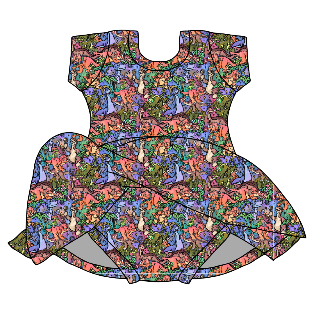 The Great Valley Charming Short Sleeve Skirted Leotard - PRE ORDER