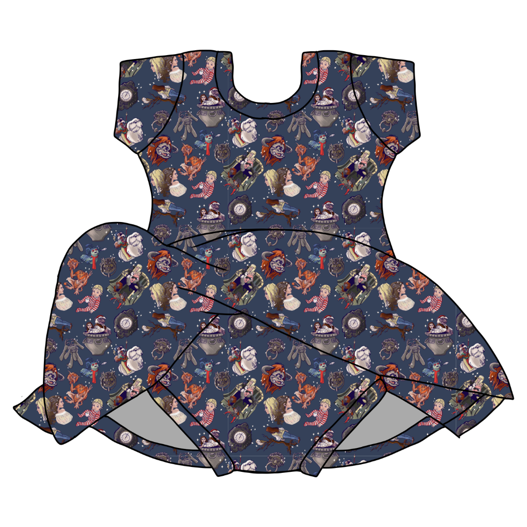 The Babe Charming Short Sleeve Skirted Leotard - PRE ORDER