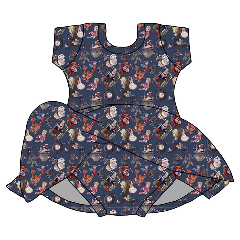 The Babe Charming Short Sleeve Skirted Leotard - PRE ORDER