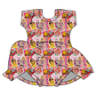 Royal Daydreams Chic Short sleeve Skirted Leotard Knit - PRE ORDER