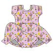 Floating Lights Charming Short Sleeve Skirted Leotard - PRE ORDER