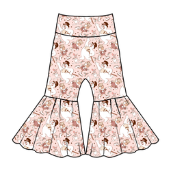 Jolly Snowman - Pink Mirage Bellbottoms - Knit - Pre Order - Christmas Special