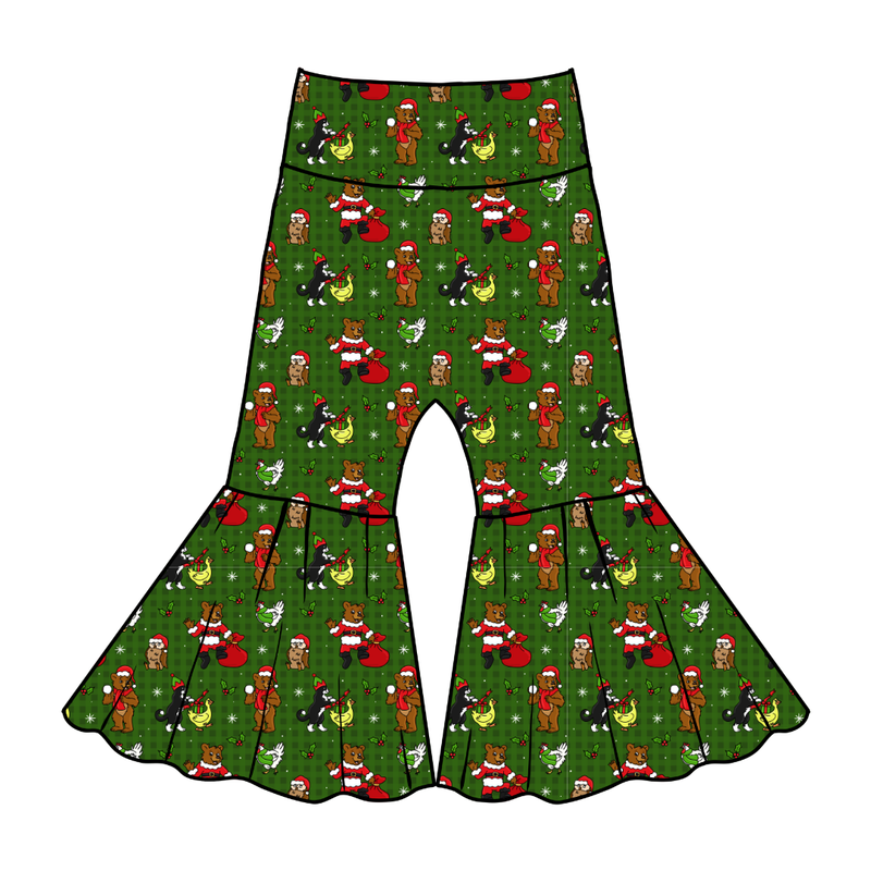 Cozy Cabin Christmas Mirage Bellbottoms - Knit - Pre Order - Christmas Special