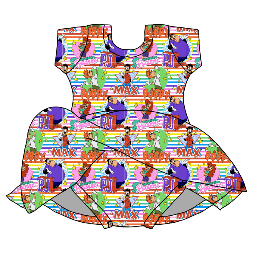 Stand Out, Bobby! Chic Short sleeve Skirted Leotard Knit - PRE ORDER