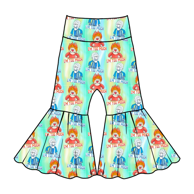 Too Much Christmas Mirage Bellbottoms - Knit - Pre Order - Christmas Special