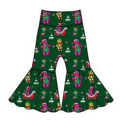 Dino Days of Christmas Mirage Bellbottoms - Knit - Pre Order - Christmas Special
