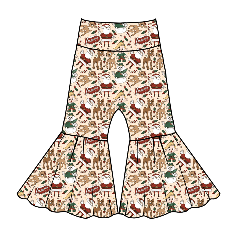 Red Nose Mirage Bellbottoms - Knit - Pre Order - Christmas Special