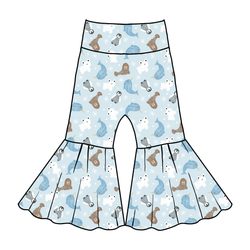 Snowy Sidekicks Mirage Bellbottoms - Knit - Pre Order - Christmas Special