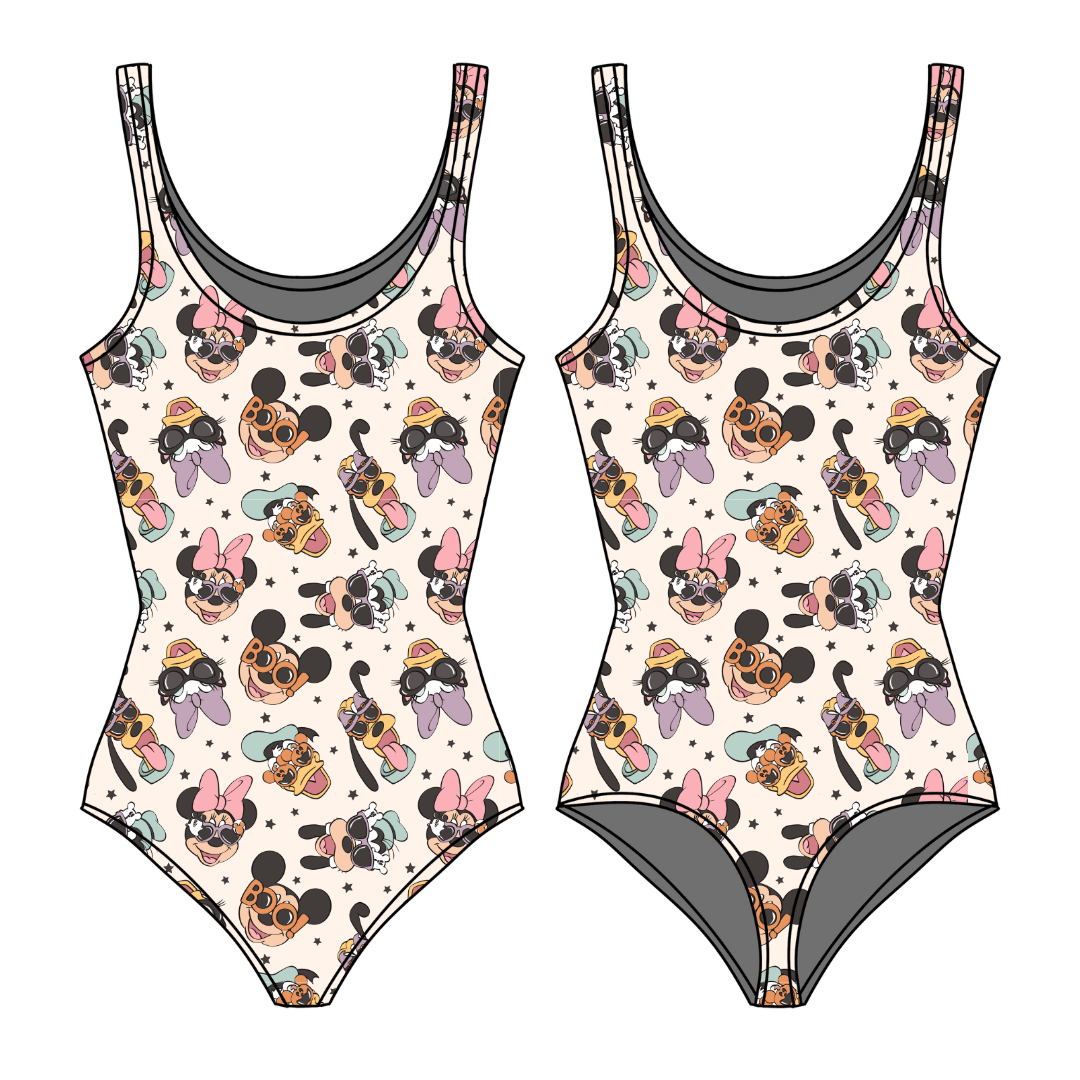 Spooky Cute Crew Sapphire Women's Bamboo Leotard - Pre Order