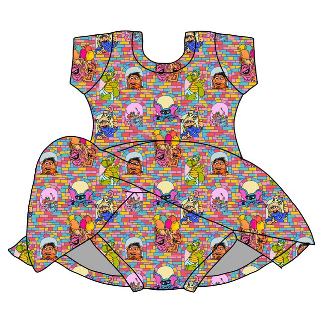 Sunny Side Friends Chic Short sleeve Skirted Leotard Knit - PRE ORDER
