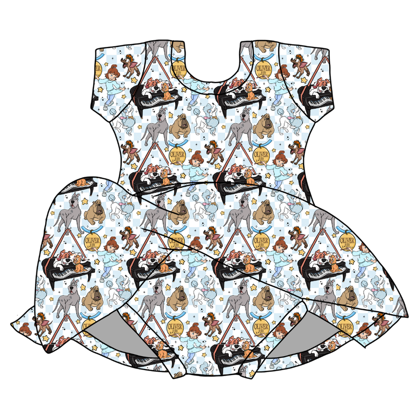 Big City Besties Charming Short Sleeve Skirted Leotard - PRE ORDER
