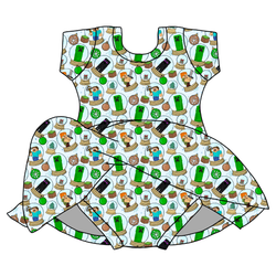 Christmas Crafts Charming Short Sleeve Skirted Leotard  - Bamboo - Pre Order - Christmas Special