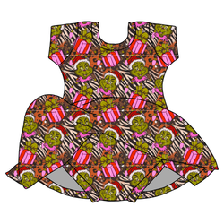 Pretty Mean Christmas Chic Short Sleeve Skirted Leo - Knit - Pre Order - Christmas Special