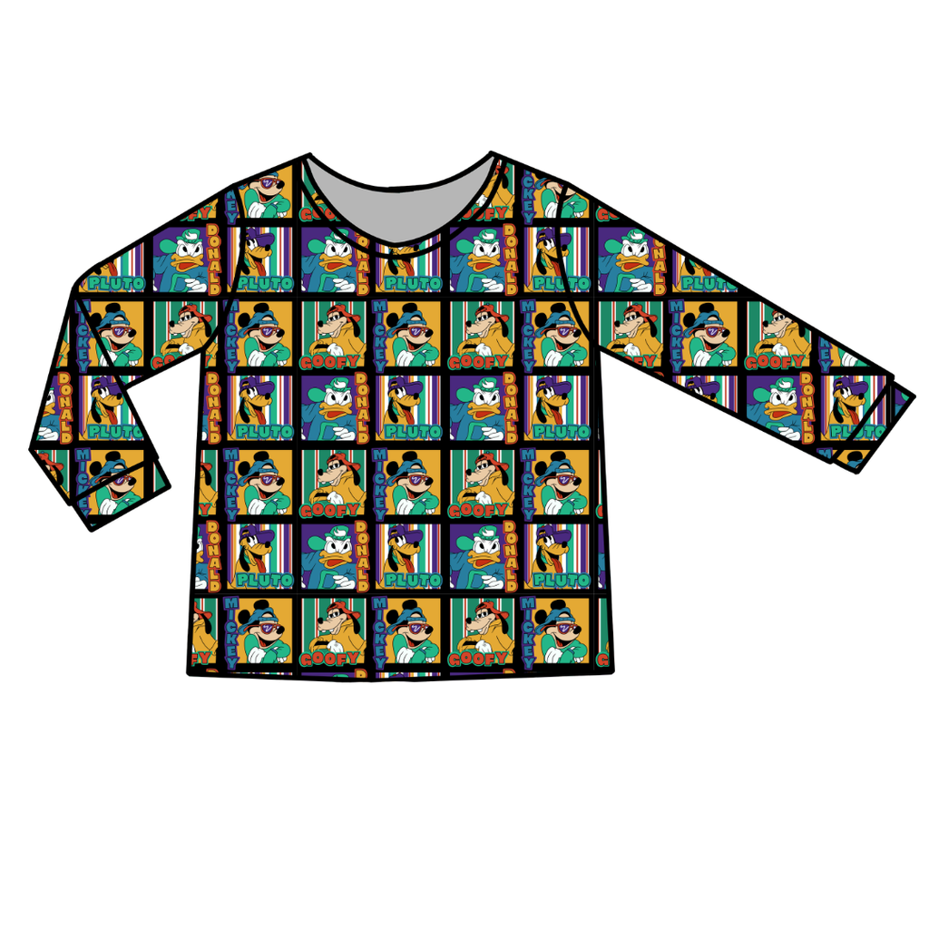 Classic Cool Crew - Ruby Long Sleeve Bamboo Shirt - Pre Order