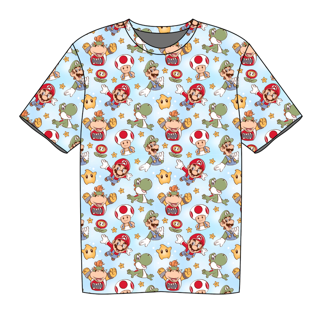 Dino Might - Moss Short Sleeve Bamboo Shirt - PRE ORDER
